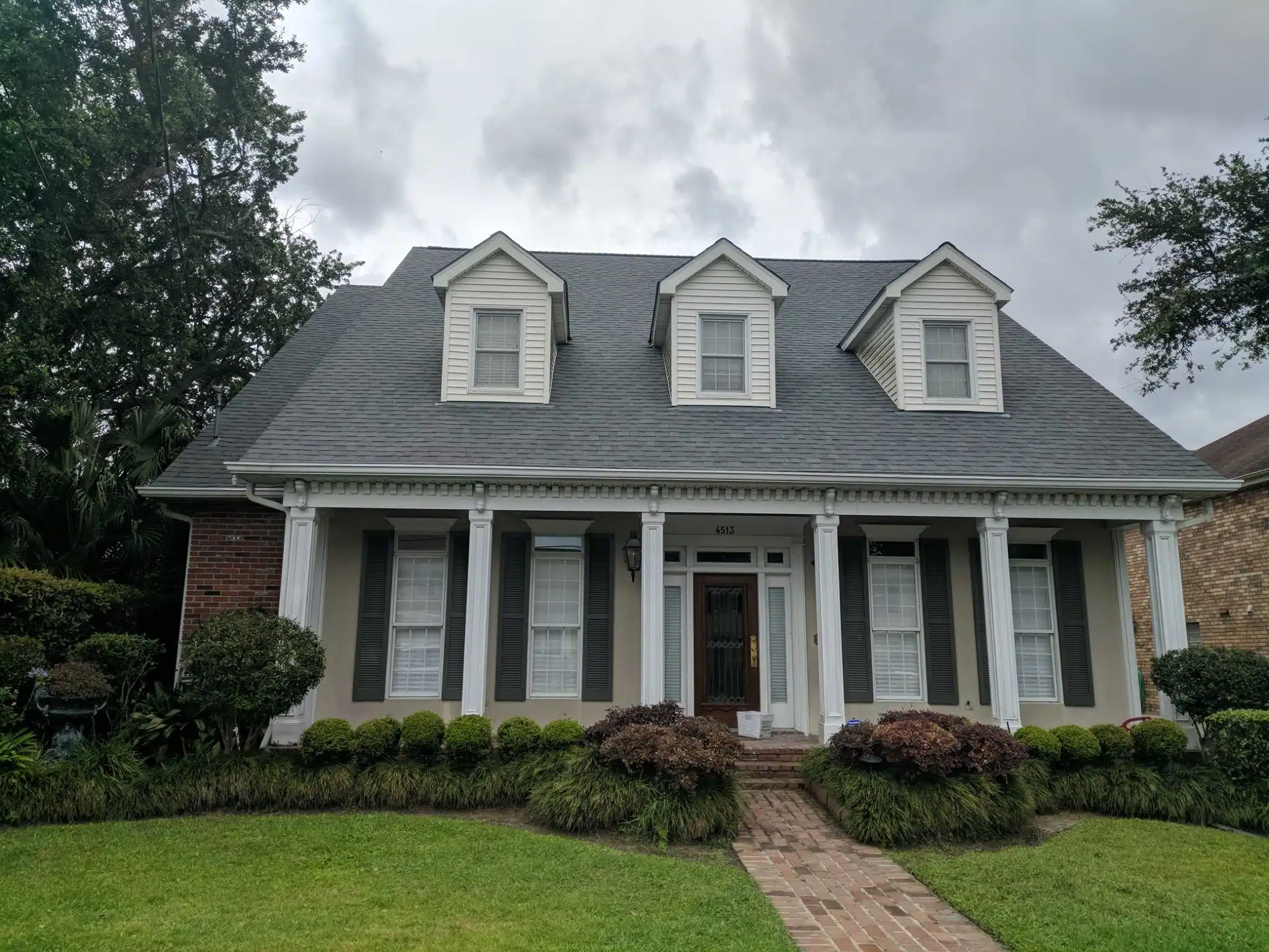 roof replacement residential project paid by financing plans offered by stormguard in slidell