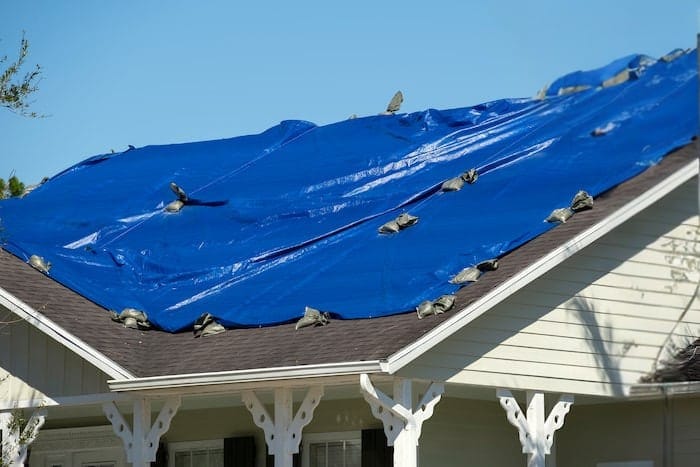 emergency roof tarping