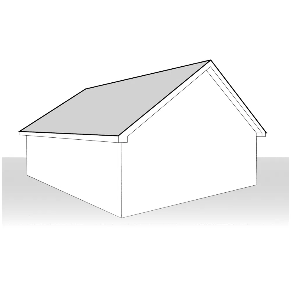 Storm Guard residential gabled roof exterior example