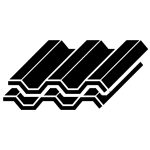 metal roofing icon