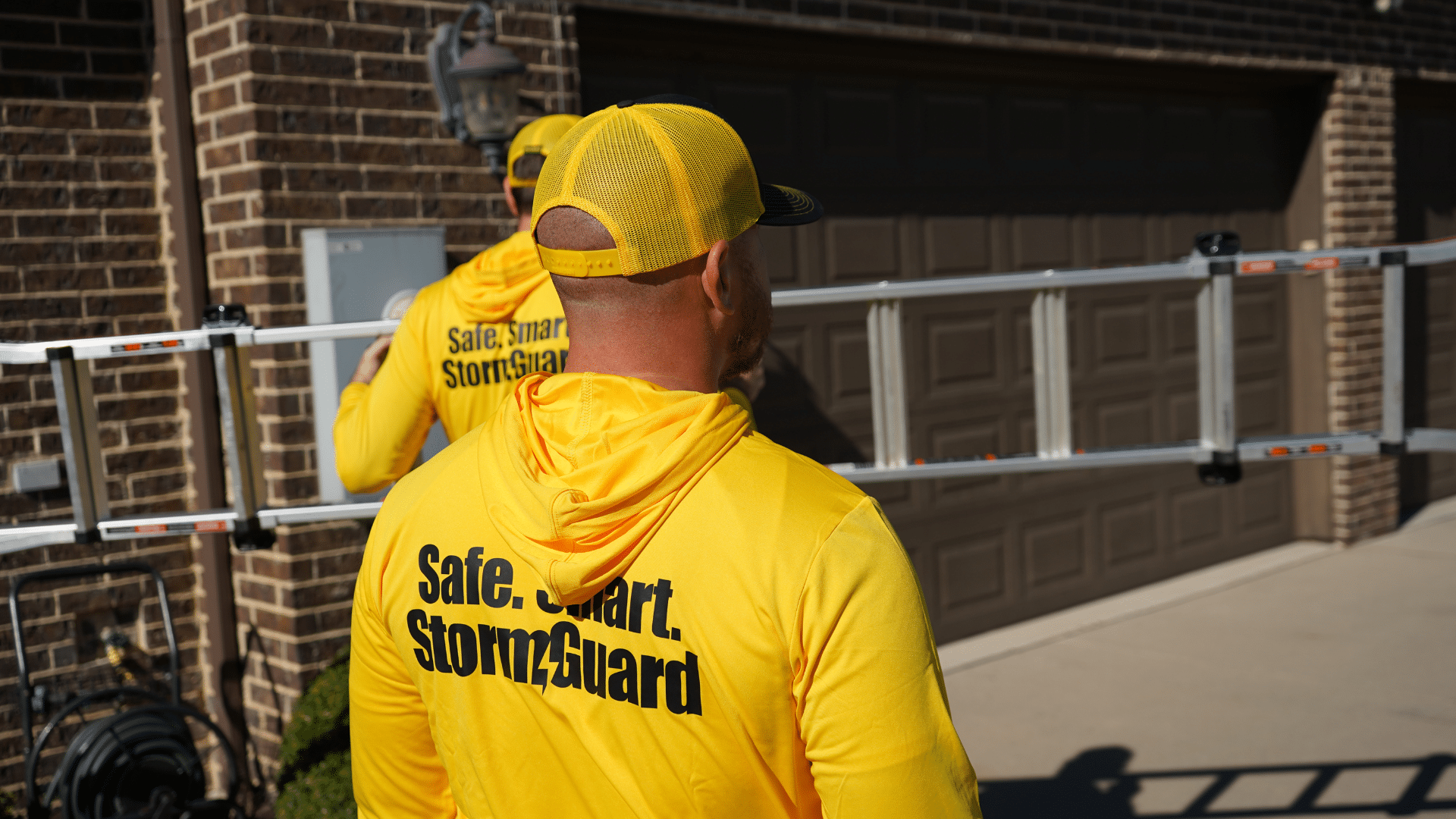 Storm Guard staff working onsite