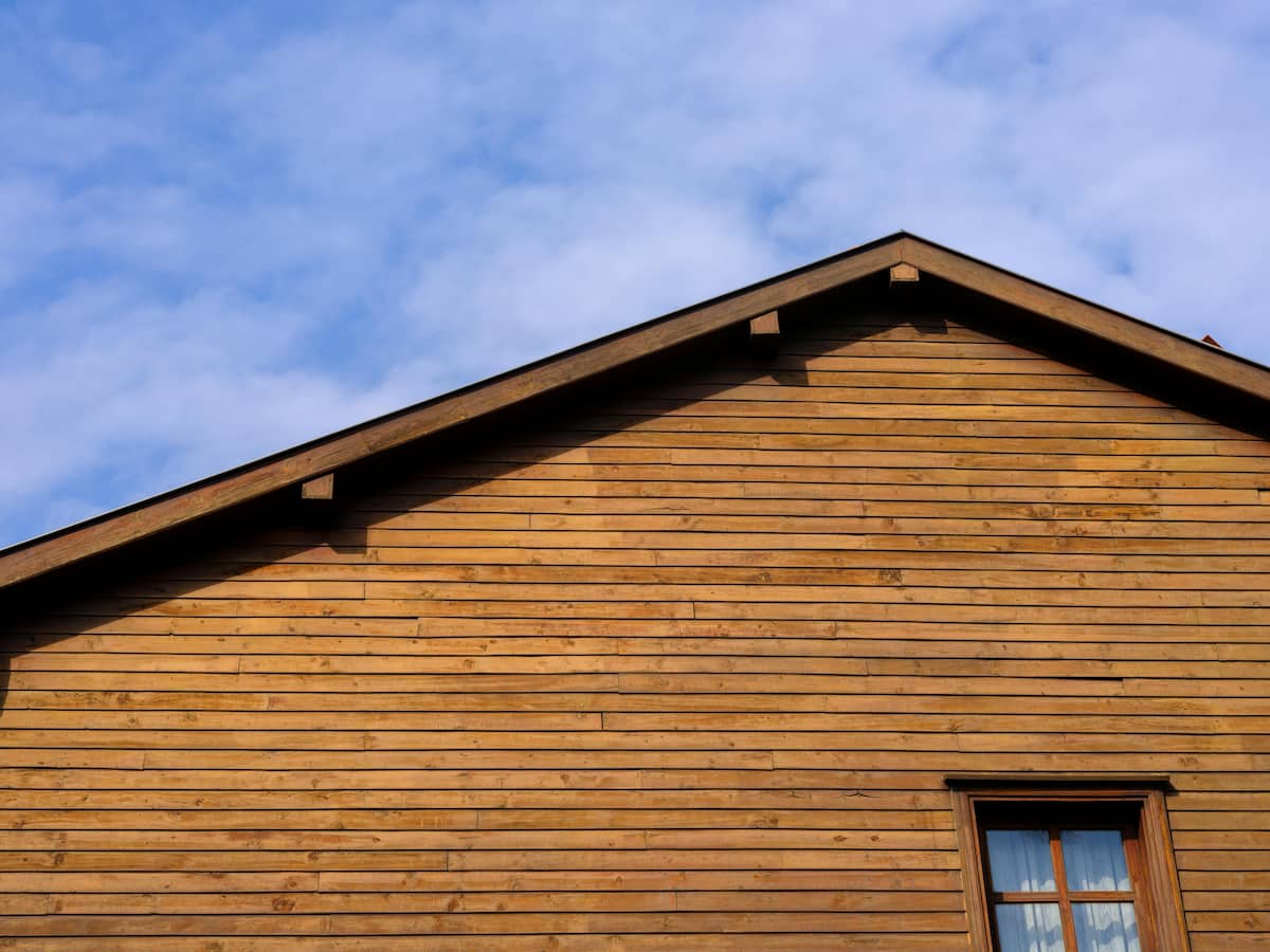 natural wood siding